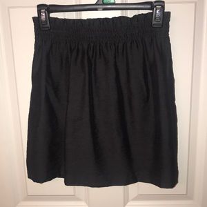 J. Crew Scrunch Skirt in Charcoal